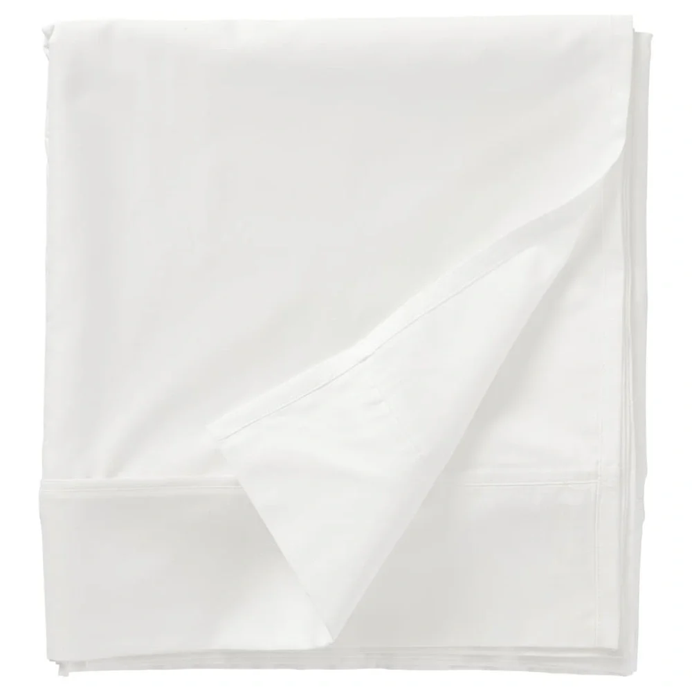 IKEA Twin Flat Sheet in Classic White
